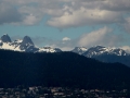 Coast Mountain Range from our room