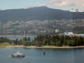 View of Stanley Park and Lions Gate Bridge