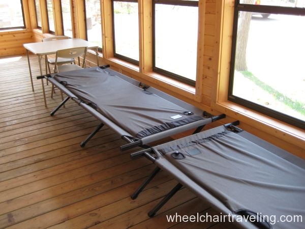 HC Cabin cots (WI DNR)