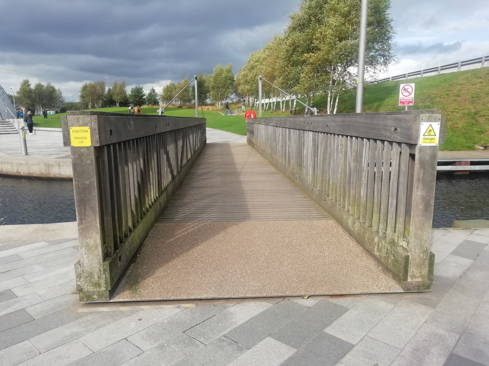 Inaccessible-bridge-by-rearing-Kelpie-canal-path