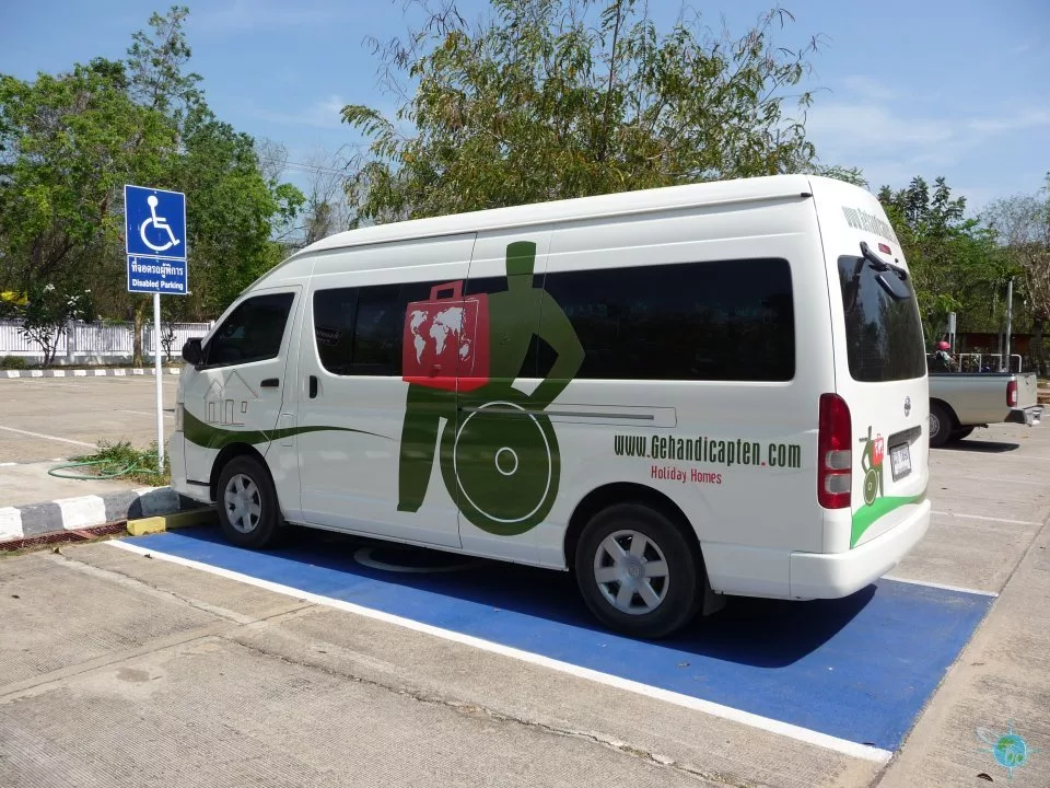 Thailand Wheelchair Accessible Minivan and Driver