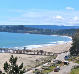 CA, Monterey: Seacliff State Beach Access