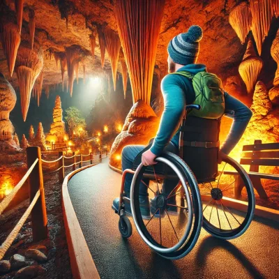 Virginia Luray Caverns + Wheelchair Travel