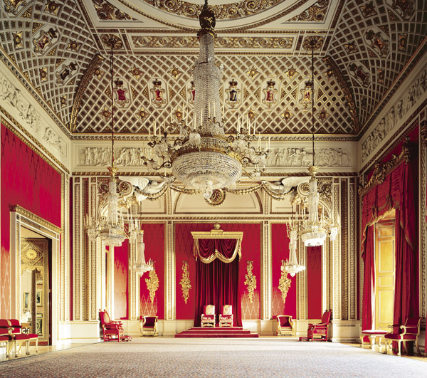Throne Room at Buckingham Palace