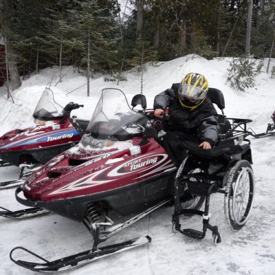 Québec, Canada Snowmobiling Tour