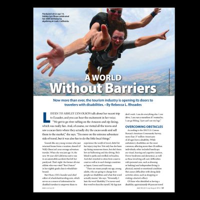 AAA World Magazine: A World Without Barriers