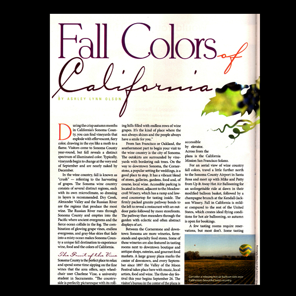 NM Magazine: Colors of California